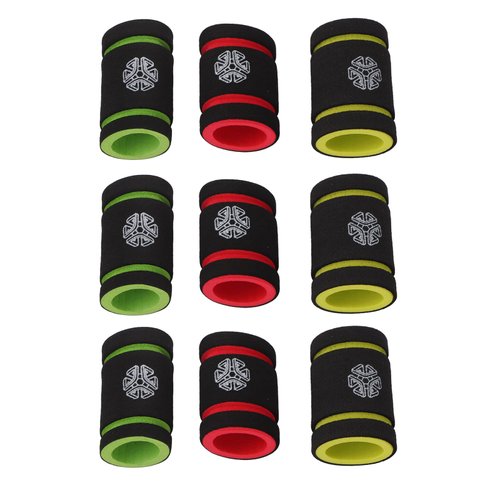 30pcs Grip Covers, 3 Colors Soft Elastic Foam Disposable Pen Handle Grip Covers (1.2in Diameter)