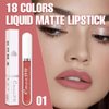 evpct 1Pcs Sexy Red Matte Liquid Lipstick Lip Gloss Glossy Set for Black Women 24 Hour Silky Velvet Lipstick labiales matte larga duracion mate 24 horas originales 11#