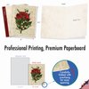 The Best Card Company 10 Assorted Thank You Notecards Bulk Box Set 4 x 5.12 Inch with Envelopes (10 Designs, 1 Each) Flower Press M6454TYG