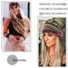 Aceorna Boho Headbands Wide Knot Hair Band Elastic Turban Head Band Stretch Twist Head Wraps Fashion Hair Accessories for Women 3 Pcs (Set A)