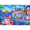 Goliath Alex Krugli: Summer Vibes 1000-Piece Puzzle - Completed Size 26.75 x 18.26 Inches - Ages 12 and Up