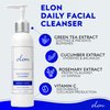 Elon Daily Facial Cleanser - Hydrating Skin Cleanser w/Botanical Extracts - Daily Face Wash- Suitable For All Skin Types (6 fl. oz.)