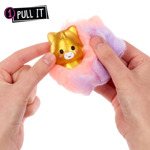 Fluffie Stuffiez Unicorn & Ice Cream Minis Collectible Feature Plush, Surprise Reveal Unboxing Soft and Squishy Tactile Play Fidget DIY