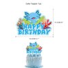 Blue Axolotl Birthday Party Supplies for Kids Boys, Cute Axolotl Theme Birthday Party Decorations with Axolotl Happy Birthday Banner, Cake Topper, Cupcake Toppers, Balloons