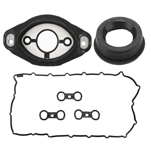 LIMICAR 11127582245 Valve Cover Gasket + 11127552280 Engine Camshaft Adjuster Eccentric Shaft Actuator Seal Compatible with E81 E87 E90 E91 E92 E93 E60 E61 E65 E66 X3 X5 Z4 3.0L