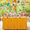 35Pcs Summer Pool Beach Hanging Swirl Decor, Hello Summer Beach Party Decorations Summer Themed Hawaiian Luau Party Swirls Streamers Ceiling Supplies for Boys Girls Kids Baby Shower Decorations