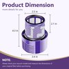 Funmit V10 Filters Replacement for Dyson V10 Cyclone Series, V10 Absolute, V10 Animal, V10 Total Clean, V10 Motorhead, SV12 Vacuum Cleaner, Replaces Part # 969082-01, 3 Pack