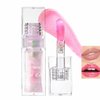 Magic Color Changing Lip Oil,Hydrating Shimmer Lip Glow Oil,Moisturizing Lip Oil Glossy Transparent Plumping Lip Gloss,Warm Change Tinted Lip Oil for Lip Care and Dry Lips (#2 Shimmer Color Changing)