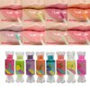 Mebtmel Cute Lip Gloss for Kids, 6PCS Glitter Girls Lip Gloss Set with Shape of Candy, Assorted Flavors Hydrating Lip Balm Party Favor Make-up for Girls and Teens Ages 8-12