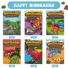Nezyo 24 Pieces Mini Dinosaur Coloring Books Dino Painting Drawing Book Small Color Booklets Party Favors Coloring Book Designs Creative Activity Birthday Party Supplies
