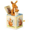 Schylling: Jack in Box - Kangaroo - Classic Pop-Up Music Toy, Momma & Baby Joey Finger Puppet, Plays Song Pop Goes The Weasel, Toddler & Kids 18mo+