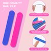 Nail Files Individually Wrapped 50 Pcs Disposable Double Sided Emery Boards for Home Salon Travel Size Mini Manicure Kit