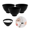 Framendino, 4 Pack Silicone Facial Mask Mixing Bowls with Scale DIY Face Mask Bowl Facial Mud Bowl Set for Esthetician Home Salon 4.9in 4in 3in