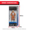EVORETRO Action Figure Display Case Protector Compatible with Hasbro Star Wars 2020 Black Series Angled Box 6 inch Action Figure, 2 Pack, Anti-UV Thick Durable Clear Acrylic Box, Long Lasting Quality.