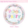 80pcs Pool Party Supplies Decorations, Summer Pool Dessert Plates Napkins Forks Tableware Summer Beach Hawaiian Theme Baby Kids Birthday Party Favors 20 Guests