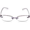 Foster Grant Daniella Reading Glasses, Purple/Transparent, 59 mm