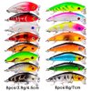 Bass Fishing Lures Kit Set Topwater Hard Baits Minnow Crankbait Pencil VIB Swimbait for Bass Pike Fit Saltwater and Freshwater (560-56pcs)