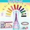 BEMITON Friendship Bracelets Maker Making Kit, Arts and Crafts for Kids Ages 8-12, Best Birthday Gifts for Teen Girls, Travel Activity Set for Ages 6,7,8,9,10,11,12 Year Old Girls
