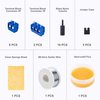 Miuzei PCB Board Prototype Kit for Electronic Projects, Circuit Solder Double-Side Board with 40 Pin 2.54 mm Male to Female Headers Connector, 2P&3P Screw Terminal Block, Solder Flux, Solder Wire