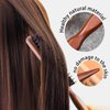 4 Pcs Hair Teasing Comb Set Women Rat Tail Weaving Highlighting Comb Triple Hair Brush Styling Backcombing Parting Slicking Salon Curly Long Thick Wet Hair