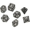 Q-Workshop Runic Dice Black/White (7) Board Game