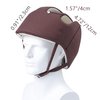 Thick Protection Helmet for Elderly Youth Kids Adults,Head Protection for Elderly Falls,Soft Helmet for Epilepsy Seizures Prevent Head Injuries,Safety Bump Cap,for Home Gardening (Coffee Mesh Inner)