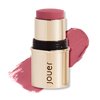 Jouer Blush & Bloom Cheek + Lipstick, Bare Rose - Hydrating Cream Blush Stick for Cheek and Lip Tint - Moisturizing Rose Hip and Squalane Oil Formula