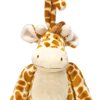 Teddykompaniet Diinglisar Adorable Stuffed Animal Lovely Realistic Brown Giraffe Musical Pull Animal Baby Comforter Soft Plush Sleep Toys|Birthday Gift for Baby Child Toddler|Ages 0+ (Singing Toy)