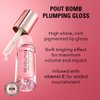 Revolution Beauty, Pout Bomb Plumping Lip Gloss, High Shine, Rich Glossy Pigment, Infused with Vitamin E, Juicy Red, 0.15 Fl. Oz.