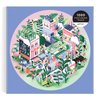 Galison Green City 1000 Piece Round Puzzle from Galison - 1000 Piece Round Puzzle for Adults, Challenging Puzzle with Gorgeous Art by Bethany Robertson, Thick and Sturdy Pieces, Perfect for Earth Day