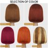 Eyefanniy Brown Bob Wig Human Hair 13x4 Lace Front Wigs Golden Brown Wig Short Straight Bob Lace Frontal Wigs for Black Women Pre Plucked with Baby Hair 180% Density 10 Inch