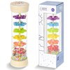 GRESEESM Rain Stick, 7.7” Wooden Rainmaker Montessori Toys for Baby 6-12 Months, Baby Rattle Sensory Development Toys, Infant Musical Toys for Newborn Boys Girls 1 Year Old Toddlers