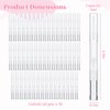 50 Pack Empty Cuticle Oil Pen 3ml Refillable Transparent Twist Pens, Empty Nail Oil Pen with Brush Tip, Eyelash Growth Liquid Tube, Cosmetic Lip Gloss Container for Applicators