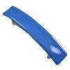 Stained Glass Barrette - 3.5" 90mm - Egyptian Blue Cerulean Celestial Blue Medium Opaque Slide Clip Hair Accessories Solid Color Basic Plain