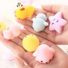 Huastyle 30 Pcs Mochi Squishy Toys for Kids Party Favors Easter Egg Stuffers Fillers, Kawaii Mini Stress Toys Treasure Box Toys for Classroom Prizes Goodie Bag Stuffers Pinata Filler