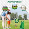 Liberry Kids Golf Club Set for 3 4 5 6 Years Old Boys Girls, Adjustable Toddler Golf Set with Putting Mat, Cornhole Board, Outdoor Indoor Sports Toy Christmas Birthday Gift