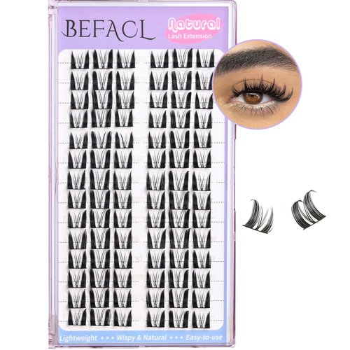 Manga Lash Clusters Anime Eyelash Clusters 84Pcs Spiky Eyelash Extensions C Curl Wispy Natural Lash Clusters Extensions Eyelash Extension Individual Lashes Pack