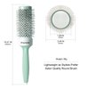 EAGLE FORTRESS Professional Round Hair Brush for Blow Drying with Ceramic + Ionic, Round Brush for Blow Out with Innovative Bristle Combination Round Brush for Bangs, Blowout, Styling (1.69 in)