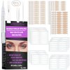 4 Sets of Options-630PCS Eyelid Tape,Most complete Double Eyelid Tape.Uneven, Mono-Eyelids, Big Eye Tools With Fork Rods & Tweezers.