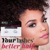 Ardell Accent Half Lashes 318 - Natural Cat Eye Lashes, Short Wispy False Eyelashes for Everyday Wear, Lightweight & Reusable, 4 Pack