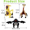 TQJOUJOU Zoochosis Plush Toys, Soft Cute Giraffes and Penguins Dolls, Zoochosis Stuffed Animal Plushies Figure Doll, Gifts for Game Fans Birthday Christmas Halloween