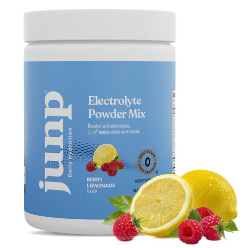 JUNP Electrolytes Powder No Sugar No Carbs – Berry Lemonade Keto Electrolyte Drink Mix - Potassium & Salt Hydration Powder Electrolytes - Zero Calorie Sugar Free Electrolyte Powder, 90 Servings