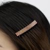 Decorative Hair Comb Brown Cellulose Based Rhinestone Crystal Bridal Hair Comb,