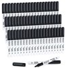Shuttle Art Black Dry Erase Markers, 60 Pack Magnetic Whiteboard Markers with Erase,Fine Point Dry Erase Markers Perfect For Writing on Whiteboards, Dry-Erase Boards,Mirrors for School Office Home