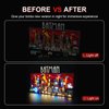 DALDED LED Lighting Kit for Lego The Animated Series Gotham City, LED Light Compatible with Lego 76271 Building Block Models (Upgraded Version)