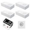 MUDOR 200 Pack Upgraded Premium Coin Flips for Quarter, Cardboard Coin Holder, Mylar Coin Flips 2x2, Paper Coin Holders