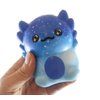 3 Small 3.25" Axolotl Slow Rise Squishy Toys - Memory Foam Party Favors, Fidgets, Prizes, OT (Random Colors) (Set of 3 Random Colors)