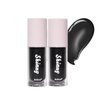 Pakivs 2Pcs Translucent Black Lip Oil Set,Black Glossy Lipgloss,Black Plumping Lip Tint,Hydrating Mirror High-shine Lip Gloss,Long Lasting Moisturizing Non-Sticky Lipgloss (Black)