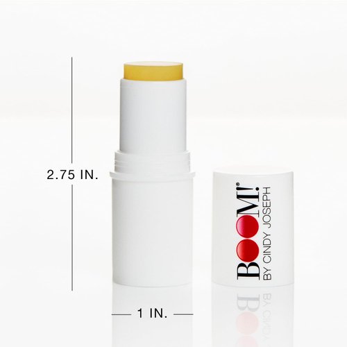 BOOM Beauty Boom Stick Glo: Vegan Hydrating Skin Moisturizer Nourishing Stick for Face, Neck & Body, On-the-go, Dewy Healthy Glow, Goes On Clear