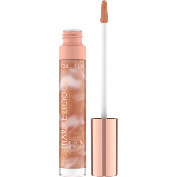 Catrice | Marble-licious Liquid Lip Balm | Nourishing, Hydrating, & Softening with Coconut Oil | Glossy, Non-Sticky Finish with Tint of Color | Vegan & Cruelty Free (30 | Don't Be Shaky)